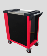 Brumann werkplaatswagen – 8 laden, 6 gevuld + zijkast + 2 momentsleutels – Image 5