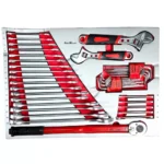 Kraft Müller KM‑9/7 werkplaatswagen – rood, 296 gereedschappen – Image 8