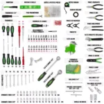 Caisse à outils 899 pièces avec Poignée pliante et télescopique – Image 3